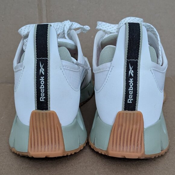 Reebok Zig Dynamica Running Sneakers Women's Athletic Shoes Size 8 White/Green . - Picture 7 of 16